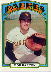 1972 Topps Baseball Cards      039      Bob Barton